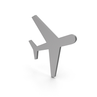 Aeroplane Grey Icon PNG & PSD Images