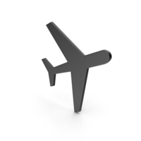Aeroplane Black Icon PNG & PSD Images