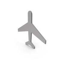 Aeroplane Grey Icon PNG & PSD Images
