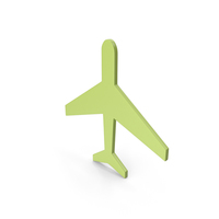 Aeroplane Green Icon PNG & PSD Images