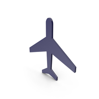 Aeroplane Dark Blue Icon PNG & PSD Images