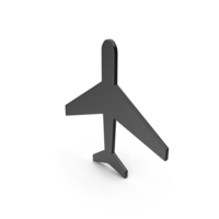 Aeroplane Black Icon PNG & PSD Images
