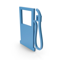 Gas Station Blue Icon PNG & PSD Images