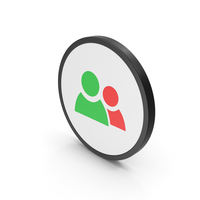 Icon People Green Red PNG & PSD Images