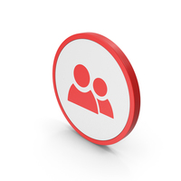 Icon People Red PNG & PSD Images