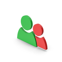 Symbol People Green Red PNG & PSD Images
