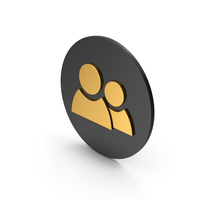 People Gold Icon PNG & PSD Images