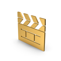 Symbol Cinema Movie Gold PNG & PSD Images