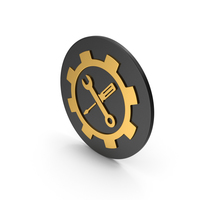 Tools Gold Icon PNG & PSD Images