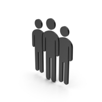 Symbol People Group Black PNG & PSD Images
