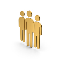 Symbol People Group Gold PNG & PSD Images