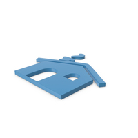 House Blue Icon PNG & PSD Images