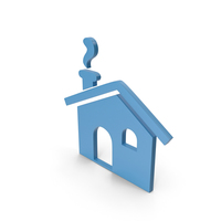 House Blue Icon PNG & PSD Images