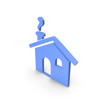 House Blue Icon PNG & PSD Images