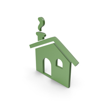 House Green Icon PNG & PSD Images