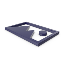 Picture Dark Blue Icon PNG & PSD Images