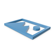 Picture Blue Icon PNG & PSD Images