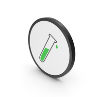 Icon Test Tube Green PNG & PSD Images