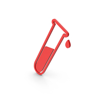Symbol Test Tube Red PNG & PSD Images