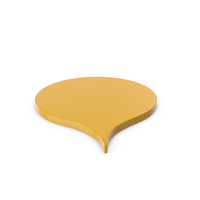 Speech Bubble Yellow PNG & PSD Images