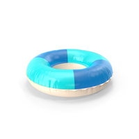 Swim Ring Blue PNG & PSD Images