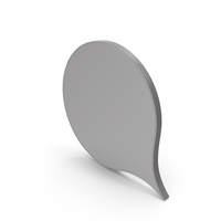 Speech Bubble Grey PNG & PSD Images