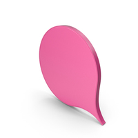 Speech Bubble Pink PNG & PSD Images