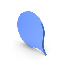 Speech Bubble Blue PNG & PSD Images