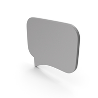 Speech Bubble Grey PNG & PSD Images