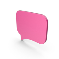 Speech Bubble Pink PNG & PSD Images
