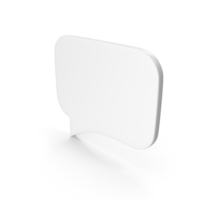 Speech Bubble White PNG & PSD Images