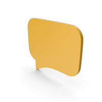 Speech Bubble Yellow PNG & PSD Images