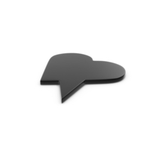 Speech Bubble Black PNG & PSD Images