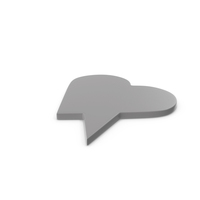 Speech Bubble Grey PNG & PSD Images