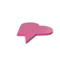 Speech Bubble Pink PNG & PSD Images