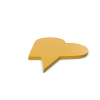 Speech Bubble Yellow PNG & PSD Images