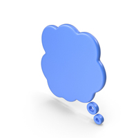 Speech Bubble Blue PNG & PSD Images