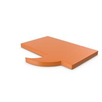 Speech Bubble Orange PNG & PSD Images