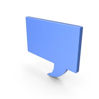 Speech Bubble Blue PNG & PSD Images