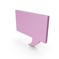 Speech Bubble Pink PNG & PSD Images