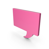 Speech Bubble Pink PNG & PSD Images