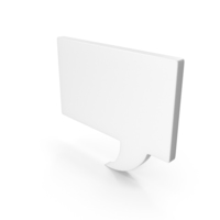 Speech Bubble White PNG & PSD Images