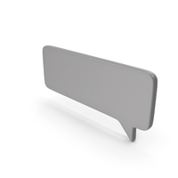 Speech Bubble Grey PNG & PSD Images