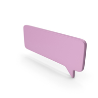 Speech Bubble Pink PNG & PSD Images