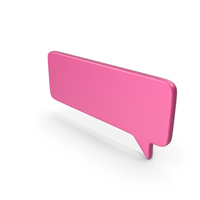 Speech Bubble Pink PNG & PSD Images