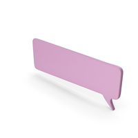 Speech Bubble Pink PNG & PSD Images