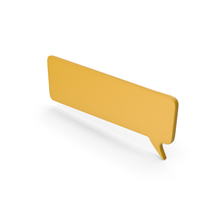 Speech Bubble Yellow PNG & PSD Images