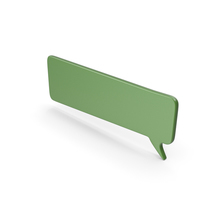 Speech Bubble Green PNG & PSD Images