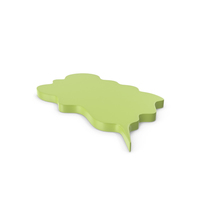 Speech Bubble Green PNG & PSD Images