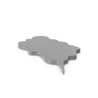 Speech Bubble Grey PNG & PSD Images